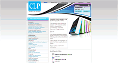 Desktop Screenshot of clponline.co.uk