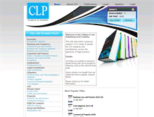 Tablet Screenshot of clponline.co.uk